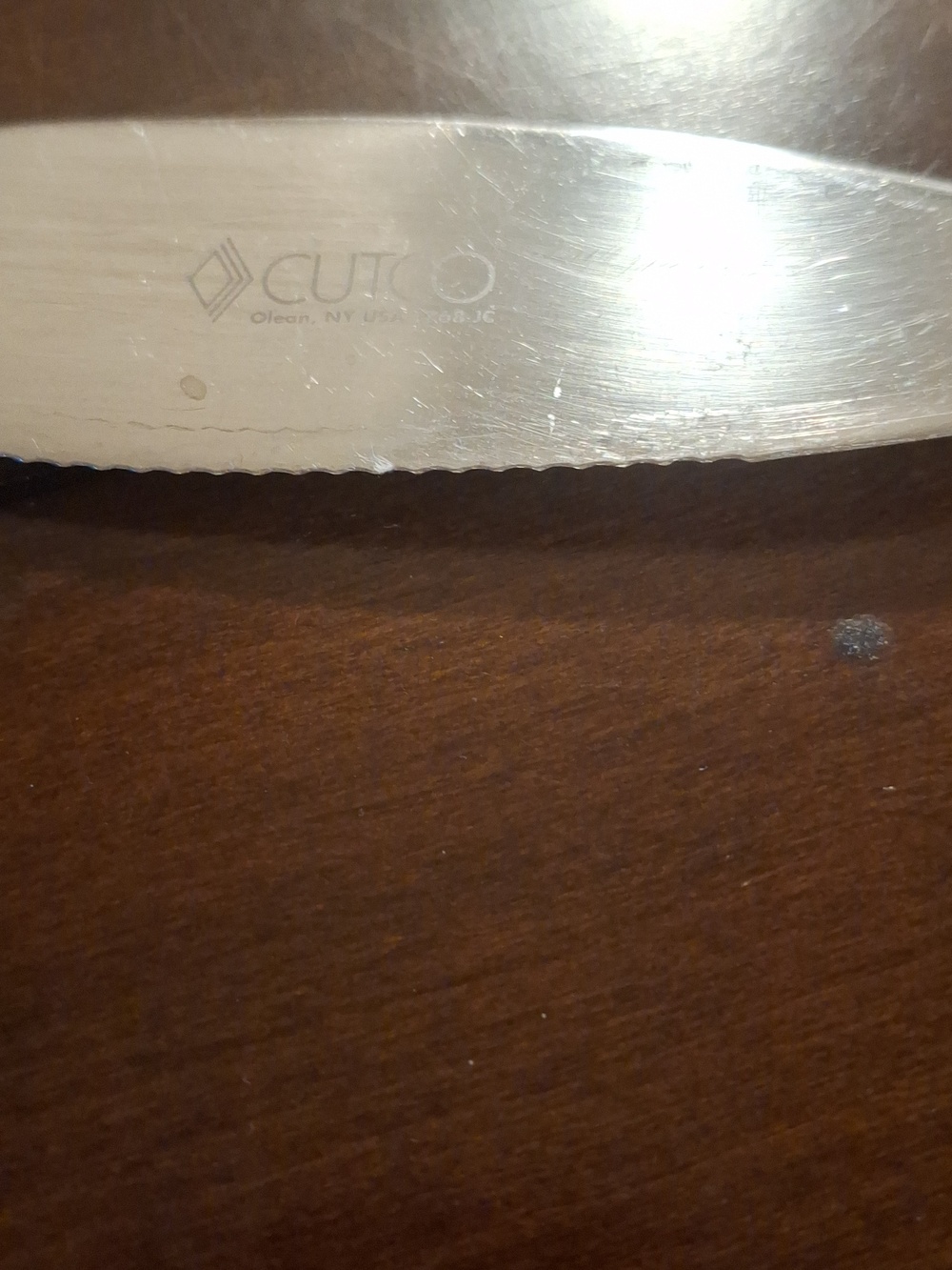 Cutco Spatula/ Spreader Knife with Dark Handle 10" - Picture 2 of 4